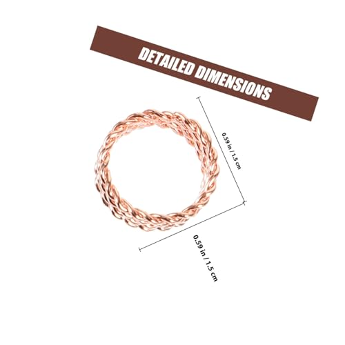 DECORNIJIA 30 Stück Metall Haarklemmen Dreadlocks Haarmanschetten Haarschmuck für Zöpfe und Rastazöpfe Filigrane Rostfreie Haarperlen in Roségold Flexibel und Langlebig Geeignet für Frauen von DECORNIJIA