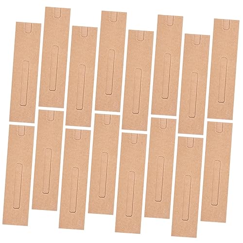 DECORNIJIA 30 Stück Teiliges Kraftpapier Stiftetui Einzelne Stifthalter Hülle Papier Stiftetasche Für Kugelschreiber Bleistifte Praktische Verpackung Leicht Tragbar von DECORNIJIA
