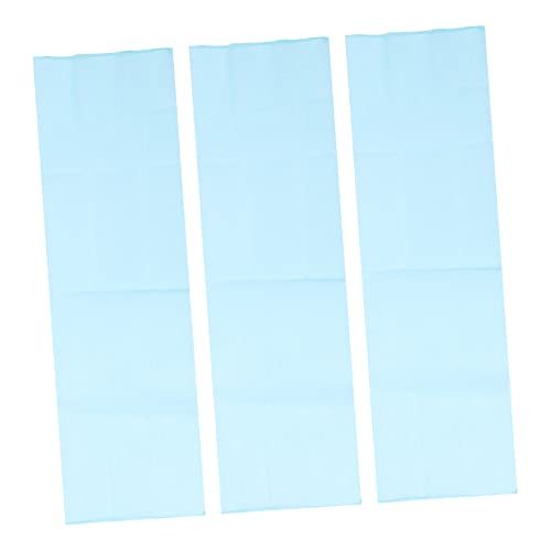 DECORNIJIA 3stücke Badetuch Mit Langen Streifen Nylon Weich Und Hautfreundlich Für Körperpeeling Duschmassage Blau von DECORNIJIA