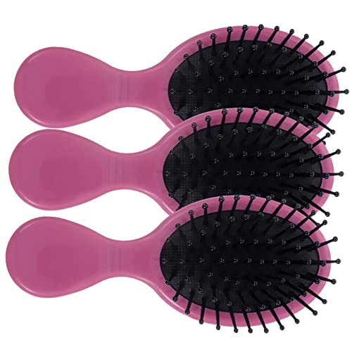 DECORNIJIA 3Stücke Teiliges Haarkämme für Damen Praktische Entwirrungsbürsten mit Massagefunktion für Haartypen Langem und Kurzem Haar Elegantem Rosé Farbton von DECORNIJIA