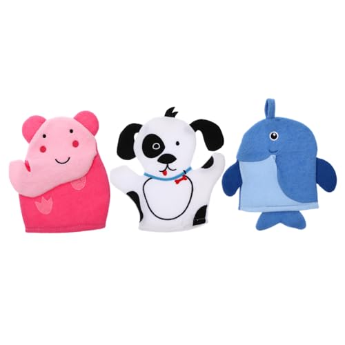 DECORNIJIA 3stücke Badehandschuhe Für Junge Mädchen Duschschwamm Und Duschbürste Aus Hochwertigem Material Sanfte Hautreinigung Und Massage Für Kindergarten Und Bad von DECORNIJIA