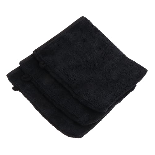 DECORNIJIA 3stücke Gesicht Handschuhe Mikrofaser Make-up Entferner Duschhandschuhe Hautfreundlich Atmungsaktiv Wasserabsorbierend Tragbar von DECORNIJIA