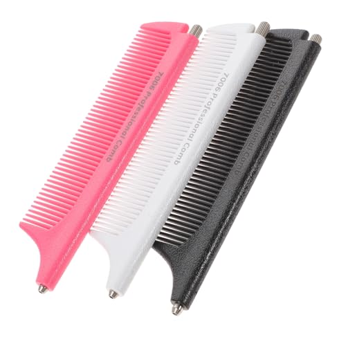 DECORNIJIA 3stücke Stretchkamm Mit Stielkamm Salonkamm Und Haarbürste Dehnbare Spitzen-schwanzkämme Für Heimsalon Friseur-rechenkamm Für Erwachsene Und Junge Mädchen von DECORNIJIA