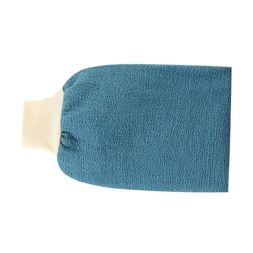 DECORNIJIA 4 STÜCKE Teiliges Doppelseitiges Peeling badetuch Dicke Leichte Waschhandschuhe zur Sanften Körperpeeling Tragbare Badeschwämme für Zuhause Farblich Sortiert Zufällige Farbe von DECORNIJIA