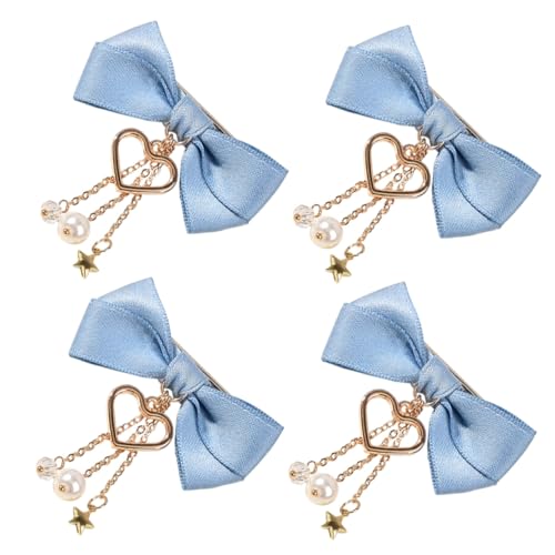 DECORNIJIA 4 Stück Haarspange Haarschmuck Schmetterling Beugen Sie sich vor Haaren klein Haarschleifen für Mädchen Haarspangen für Mädchen Bughaarsparretts Zinklegierung Zufällige Farbe von DECORNIJIA