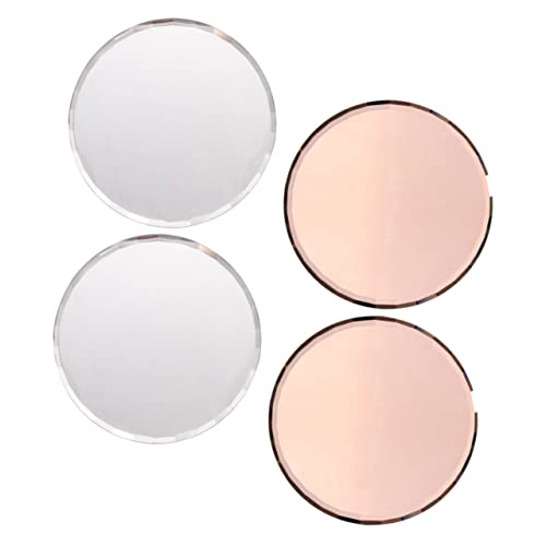 DECORNIJIA 4 Stück Nageldisplay Palette aus Langlebigem Material mit Glatter Leicht zu Reinigender Oberfläche Nagellack Mischpalette für Kosmetik Nail Art und Make up für Mädchen und Profis von DECORNIJIA