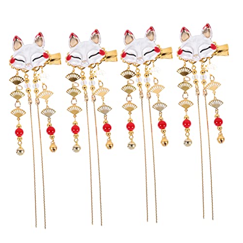 DECORNIJIA 4 Stück Teiliges Chinesische Antike Haarspangen mit Quaste Retro Haaraccessoire für und Mädchen Haarnadeln aus Hochwertigem Legierungsmaterial von DECORNIJIA