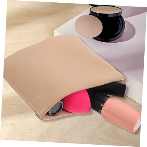 DECORNIJIA 4 Stück Teiliges Kosmetiktaschen Damen Automatische Verschluss Make Up Organizer Taschen Große Tragbare Schminktaschen in Khaki Schwarz Hellgrün und Rosa Kompakte Aufbewahrung für DECORNIJIA 4 Stück Teiliges Kosmetiktaschen Damen Automatische Verschluss Make Up Organizer Taschen Große Tragbare Schminktaschen in Khaki Schwarz Hellgrün und Rosa Kompakte Aufbewahrung für von DECORNIJIA