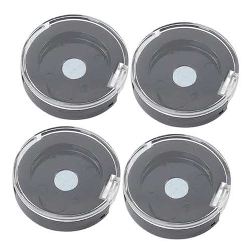 DECORNIJIA 4 Stück Teiliges Magnetisches Lidschatten etui Leere Nachfüllbare Make up Palette Kompakte Aufbewahrungsbox für Lidschatten und Highlighter für Reisen und DIY Kosmetik von DECORNIJIA