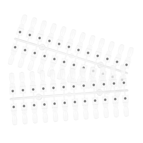 DECORNIJIA 48 Stück Nagelfarbkarte Patch-anzeige Pin-halter-display Nagelfarbanzeigediagramm Tipps Zur Nagellackanzeige Buch Mit Farbtafeln Für Nägel Nagelanzeige Plastik Transparent von DECORNIJIA