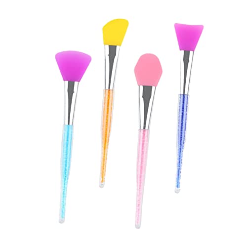 DECORNIJIA 4stücke Gesichtsmaske Pinsel Wiederverwendbar Leicht Zu Reinigen Für Schlammmasken Und Gesichtspflege Verschiedenen Farben von DECORNIJIA