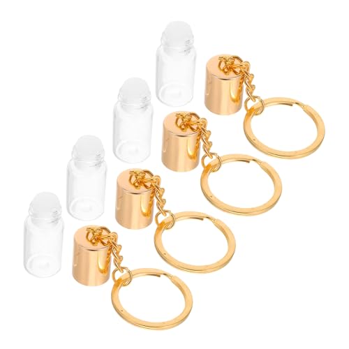 DECORNIJIA 4stücke Glas-parfümflaschen-schlüsselanhänger Mit Schraubverschluss Leerer Duftbehälter-anhänger Aus Glas Für Ätherische Öle Und Parfüms Praktisch Für Unterwegs DECORNIJIA 4stücke Glas-parfümflaschen-schlüsselanhänger Mit Schraubverschluss Leerer Duftbehälter-anhänger Aus Glas Für Ätherische Öle Und Parfüms Praktisch Für Unterwegs von DECORNIJIA