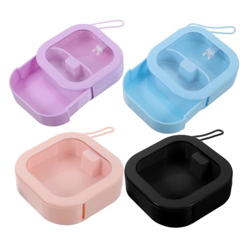 DECORNIJIA 4stücke Reise-schmuckboxen Tragbar Für Schmuckhalter Schmuckschatulle Für Mädchen Frauen Mit Kompaktem Design Für Outdoor Reisen Schmucketui Organizer Schmuckaufbewahrungsbox von DECORNIJIA