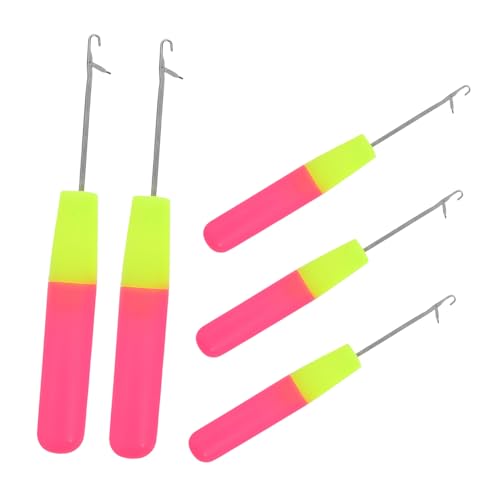 DECORNIJIA 5stücke Teiliges Latch Hook Häkelnadeln Für Mikrozöpfe Haartinsel-kit Für Mädchen Geflochtene Haarverlängerungen Und Bubble Braids Robust Und Tragbar von DECORNIJIA