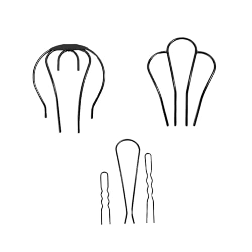 DECORNIJIA 5 Stück Teiliges Damen Langlebige und U förmige Haarkämme Dekorative Haarbänder zum Hochstecken und Fixieren von Dutts Geeignet für Alltag Party und Frisurenstyling von DECORNIJIA