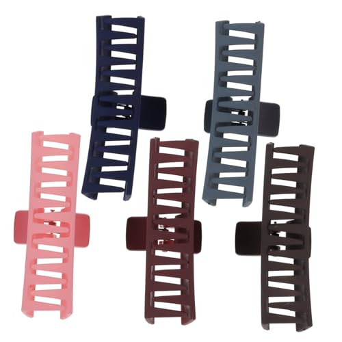 DECORNIJIA 5 Stück großer Greifer Kiefer Haarklammer Haarklemmen Haarstyling-Klemme ästhetisch Haarklemme Clip Haarspange aus Acryl Haarbarrette Frauen Haarklauenclip Klaue Haarspange von DECORNIJIA