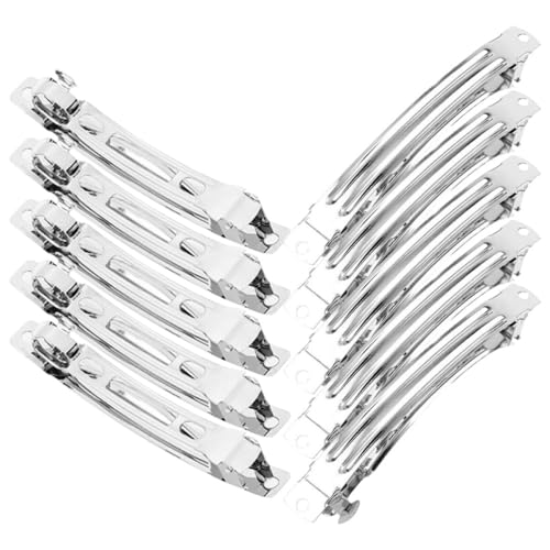 DECORNIJIA 50 Stück Haarclips Damen Metall Haarklammern mit Mechanismus Langlebig Sanft DIY Haarstyling Zubehör für Kreative Frisuren und Modische Haarschmuck Accessoires von DECORNIJIA