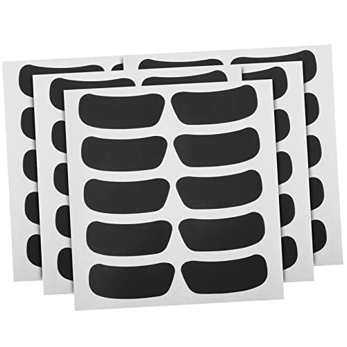 DECORNIJIA 50Blätter Augenstreifen Aufkleber Multifunktionale Fan Accessoires für Sportveranstaltungen Wiederverwendbar und Individuell Beschreibbar für Baseball von DECORNIJIA