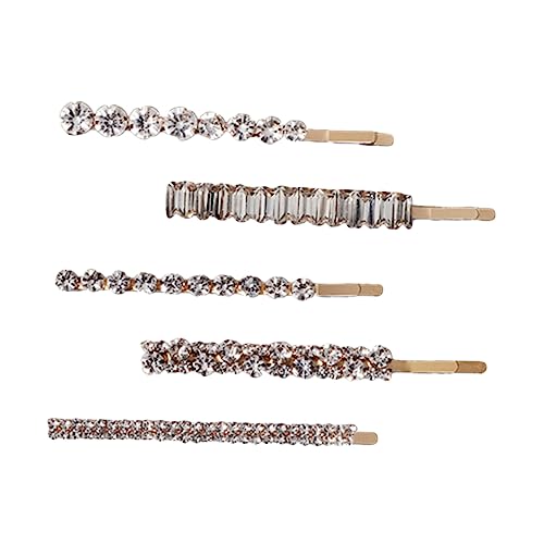 DECORNIJIA 5stücke Haarnadeln Strass Kopfschmuck Damen Haarschmuck Funkelnde Haar Clips Haarschmuck Für Partys Hochzeiten Alltag von DECORNIJIA
