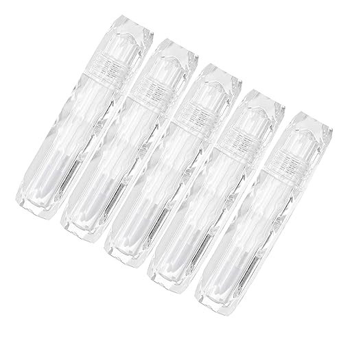 DECORNIJIA 5stücke Mini Wiederverwendbare Lipgloss-röhre Leere Lippenstiftbehälter Lipglosstube Kosmetikverpackung Container Für Frauen Mädchen Tägliche Nutzung von DECORNIJIA