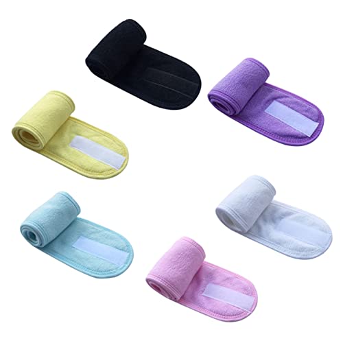 DECORNIJIA 6 Stück Gesichts Spa Stirnband Haarwickel Waschbar aus Hautfreundlichem Material für Yoga Sport Make Up und Gesichtswaschen DECORNIJIA 6 Stück Gesichts Spa Stirnband Haarwickel Waschbar aus Hautfreundlichem Material für Yoga Sport Make Up und Gesichtswaschen von DECORNIJIA