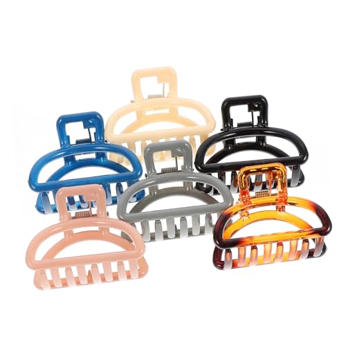 DECORNIJIA 6 Stück Kleine Halbrunde Haarklammern Teiliges Langlebige Haarklammern für Dickes und Normales Haar Rutschfester Ponytail Halter Eleganter Haarschmuck für Damen Praktisch und von DECORNIJIA