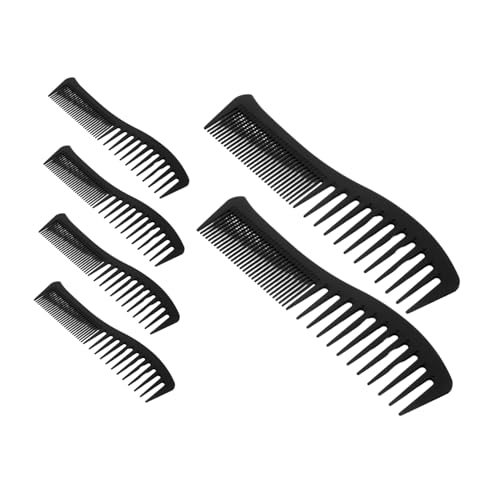 DECORNIJIA 6 Stück Teiliges Dualseitiger Fischförmiger Haarstyling Kamm Hitzebeständig Feine und Zähne Für Sanftes Entwirren von Dickem und Feinem Haar Geeignet für Damen und Herren von DECORNIJIA