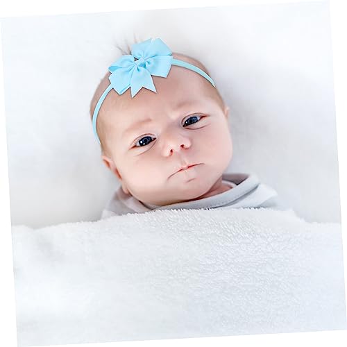 DECORNIJIA 6 Stück Teiliges Handgefertigte Haarbänder mit Zarten Schleifen Elastisches Stirnband für Junge Mädchen Modischer Haarschmuck Verschiedenen Farben Weiches Bowknot Headband für von DECORNIJIA