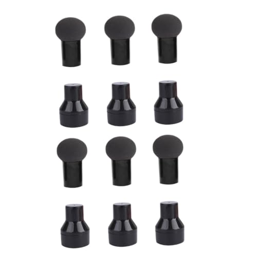 DECORNIJIA 6 Stück Teiliges Make up Schwämme Latexfreie Foundation und Puderquaste Nass und Trocken Anwendbar mit Praktischem Griff für Flüssige und Cremige Kosmetik für Damen und Profis von DECORNIJIA