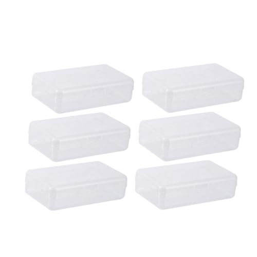 DECORNIJIA 6stücke Hier Ist EIN Ansprechender Titel Für Ihr Produkt -teiliges Transparenter Stiftetui Organizer Aus Kunststoff Stapelbare Schreibwarenbox Für Schule Büro Und Zuhause Mit von DECORNIJIA
