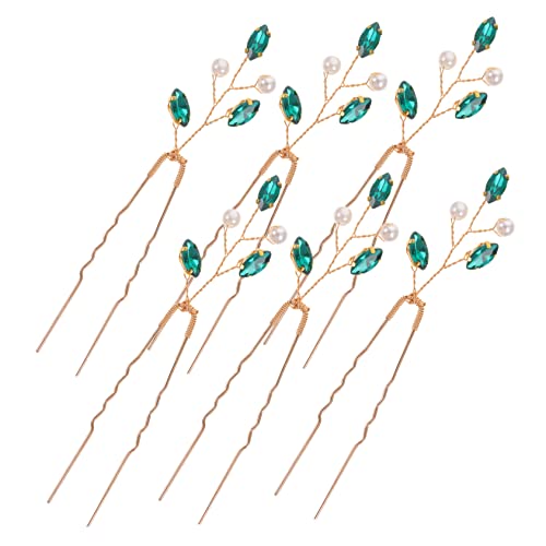 DECORNIJIA 6stücke Teiliges Braut Haarschmuck Perlen Und Strass Elegante Hochzeits-haarspangen Für Frauen Zarte Haaraccessoires Für Brautfrisuren Für Hochzeiten Und Besondere Anlässe von DECORNIJIA