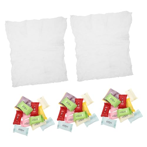 DECORNIJIA 70 Stück Komprimierte Baumwollhandtücher Reise Camping waschlappen Einweg Gesichts Badetücher Extra und Groß Tragbare Mini Tücher im Praktischen Verpackungskarton von DECORNIJIA