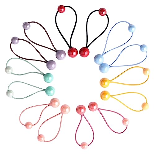 DECORNIJIA 7paare Bunte Haargummis Für Mädchen Mit Elastischen Bällen Farbenfrohe Haaraccessoires Für Und Zöpfe Für Tägliche Styles Und Besondere Anlässe von DECORNIJIA