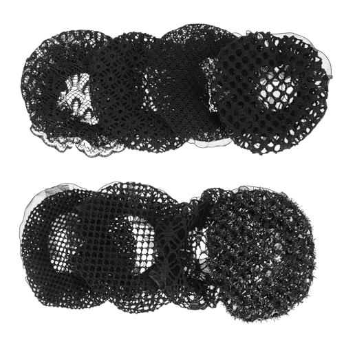 DECORNIJIA 8 Stück Teiliges Elastisches Unsichtbares Haarnetz für Damen Atmungsaktives Ballett haarnetz zum Sport Bühne Arbeit für Duttfrisuren und Professionellen Tanzgebrauch von DECORNIJIA