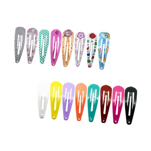 DECORNIJIA 80stücke Teiliges Wassertröpfchen-haarspangen Mädchen Bunte Druckdesigns Und Einfarbige Clips Für Jeden Anlass Von Alltagslook Geburtstagsfeiern von DECORNIJIA