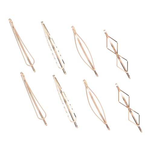 DECORNIJIA 8Stücke Goldene Geometrische Haarspangen Haarklammern für Hochsteckfrisuren Haaraccessoires für Damen von DECORNIJIA