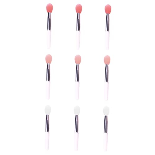 DECORNIJIA 9 Stück Silikon Lippenpinsel Teilig Tragbare Hautfreundliche Lippenstift Applikatoren Präzise Schminkpinsel Leicht und Bruchsicher für Profi und Heimgebrauch für Frauen von DECORNIJIA