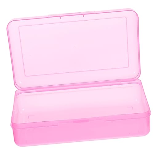 DECORNIJIA Bleistiftbox Aus Kunststoff Leichte Stiftebox Stifteaufbewahrungsboxen Tragbares Federmäppchen Bleistiftbox Für Schule Wiederverwendbarer Stifte-Organizer von DECORNIJIA