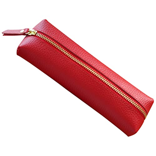 DECORNIJIA Bleistiftbeutel Strapazierfähigem Material Multifunktional mit Reißverschlussdesign für Schule Büro und Make Up Frischem mit Strukturiertem Look für Stifte von DECORNIJIA