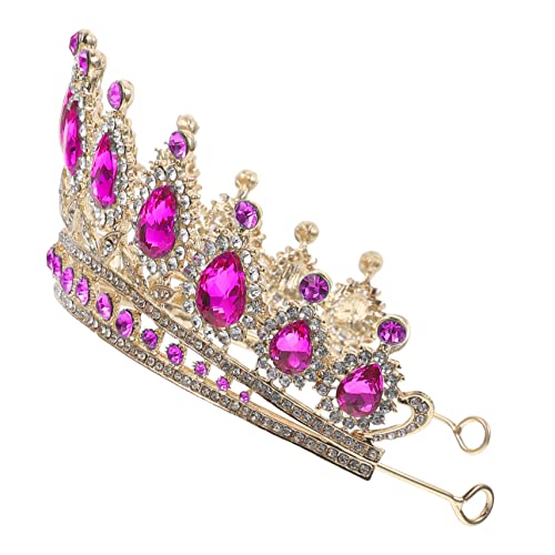 DECORNIJIA Braut Stirnband Tiara Krone Haarschmuck für Hochzeit Brautkleid und Kostümpartys Zartes Leicht Anzuziehendes Haaraccessoire Mehlrot DECORNIJIA Braut Stirnband Tiara Krone Haarschmuck für Hochzeit Brautkleid und Kostümpartys Zartes Leicht Anzuziehendes Haaraccessoire Mehlrot von DECORNIJIA