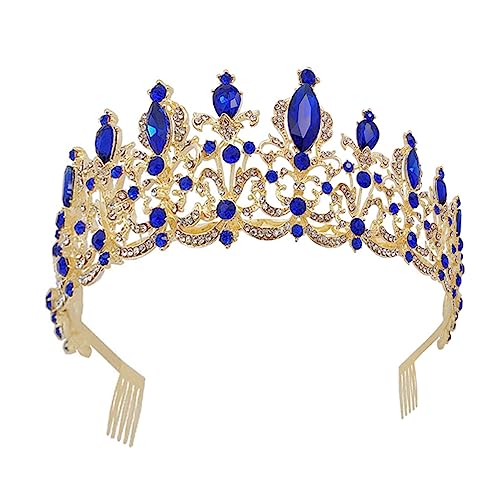 DECORNIJIA Brautkrone mit Funkelnden Strasssteinen Leichtes Diadem für Hochzeit und Abendveranstaltung Handgefertigtes Tiara Design Komfortabel und Langlebig als Festlicher Haarschmuck für von DECORNIJIA