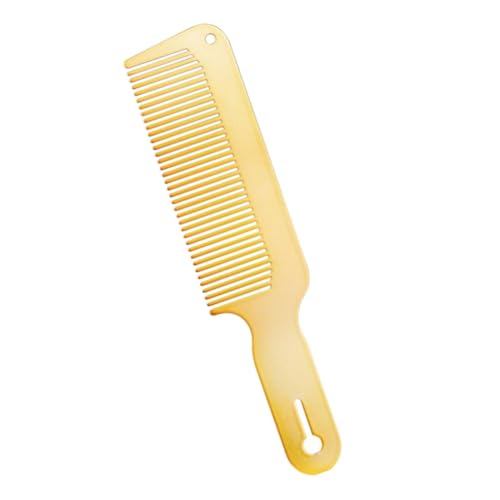 DECORNIJIA Breit Zahn Haarkamm für Männer Metal Styling Kamm mit Stylischem Griff für Haarschnitt und im Salon oder Zuhause Vielseitig und Professionell von DECORNIJIA
