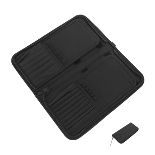 DECORNIJIA Canvas Make up Pinselhalter Tragbar Wiederverwendbar Kosmetiktasche Makeup Tool Organizer Kompakt Robust Für Reisen Und Alltag von DECORNIJIA