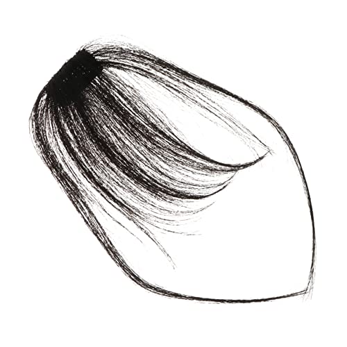 DECORNIJIA Clip Luftige -haarverlängerungen Für Damen Einfache Anwendung Für Voluminöse Fransen Ohne Haarschnitt Natürliche Schwarze Farbnuancen Für Jeden Anlass von DECORNIJIA