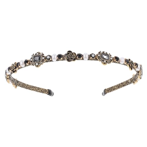 DECORNIJIA Damen Haarband Vintage Stirnband mit Perlen und Kristallen Französisches Retro Haaraccessoire für Hochzeit Party und Alltag Modisches Haarschmuck für Frauen und Mädchen DECORNIJIA Damen Haarband Vintage Stirnband mit Perlen und Kristallen Französisches Retro Haaraccessoire für Hochzeit Party und Alltag Modisches Haarschmuck für Frauen und Mädchen von DECORNIJIA