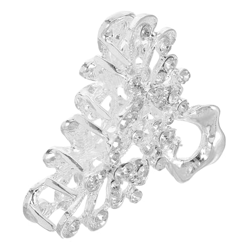 DECORNIJIA Haarspangen Mit Strasssteinen Für Hochzeiten Mini-haarklammern Mit Glitzer-strasssteinen Haarspange Für Brautjungfern Blumenmotiv-haarspange Haarklammern Für Frauen von DECORNIJIA