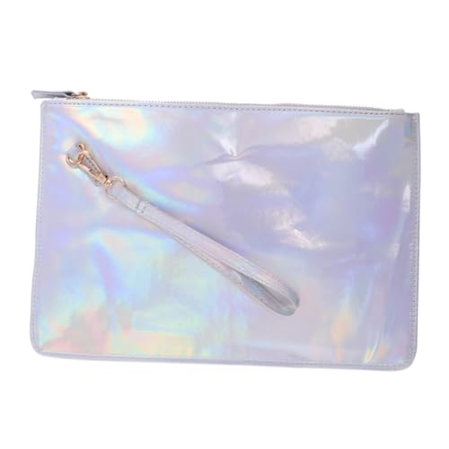 DECORNIJIA Damen PU Envelop Bag Spiegelndes Design Dazzle Farbe Mode Einkaufstasche Leicht und Strapazierfähig für Alltag und Party von DECORNIJIA