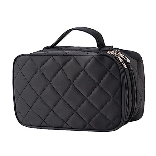 DECORNIJIA Doppelschichtiger Kosmetikbeutel Wasserdichter Reise Kulturbeutel mit Spiegel für Damen und Herren für Toilettenartikel und Make Up Großer Stauraum für und DECORNIJIA Doppelschichtiger Kosmetikbeutel Wasserdichter Reise Kulturbeutel mit Spiegel für Damen und Herren für Toilettenartikel und Make Up Großer Stauraum für und von DECORNIJIA