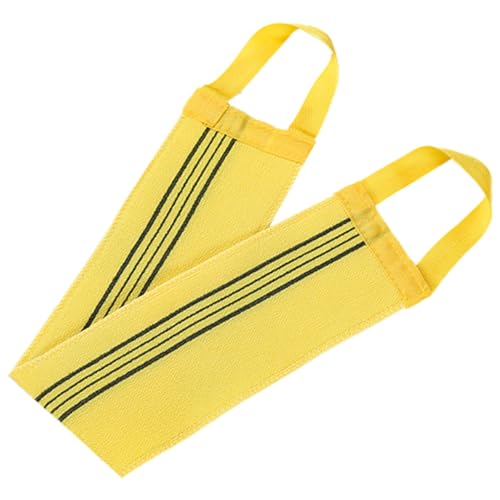 DECORNIJIA Doppelseitiger Rückenpeeling Rückenschrubber aus Hautschonendem Material Tragbares Badehandtuch zur Effektiven Reinigung von Rücken Nacken und Schultern Sanftes Körper Scrubber von DECORNIJIA