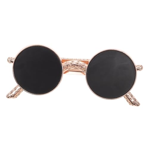 DECORNIJIA Elegante Haarklammer Damen Sonnenbrillenform Haarklammer Metall Haarspange Vintage Stil Bequeme Elastische Haarspange mit Sicherem Griff Am Hinterkopf von DECORNIJIA